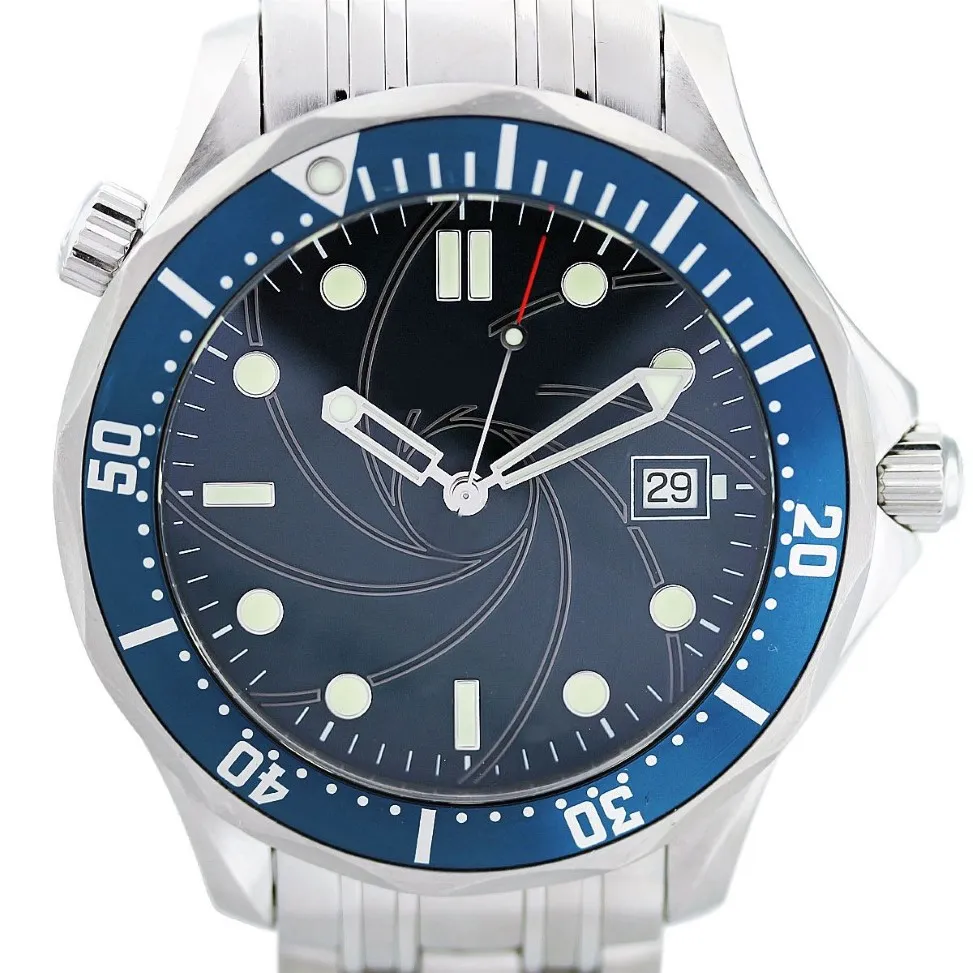 Planet Outdoor Master Ocean Mens Watches Rotatable Bezel 43 mm Blue Dial Automatyczne zegarki SEA WATK267R