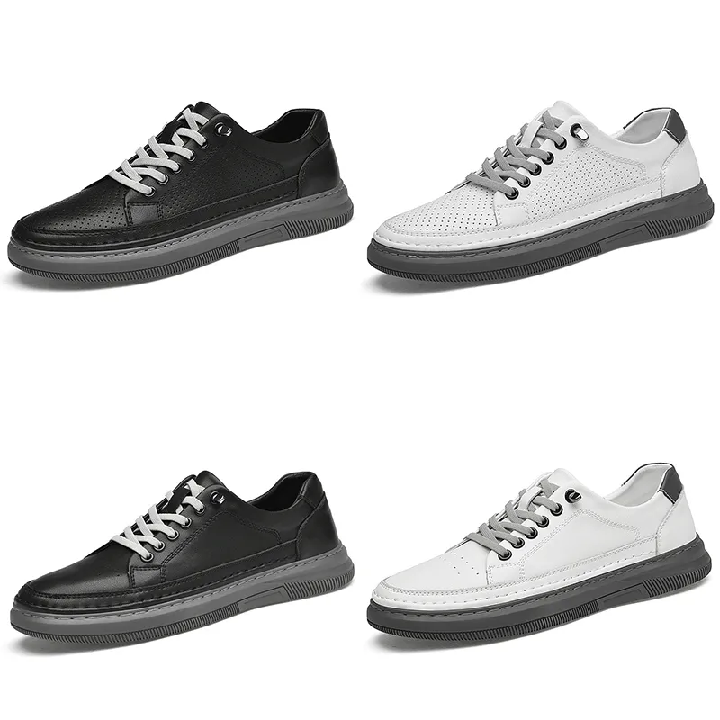 Chaussures décontractées nouveau 2024 hommes femmes blanc noir hommes trou doux sport respirant baskets quotidien 551739 s