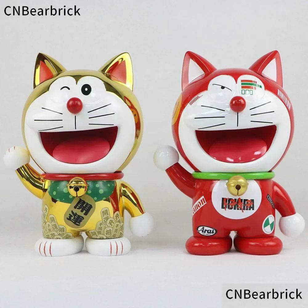 Jogos de filmes Novo local Doraemon Robot Co Branded Fashion Doll Lucky Cat presentes e colocações portáteis 24cm entrega direta brinquedos presentes ac dhmry