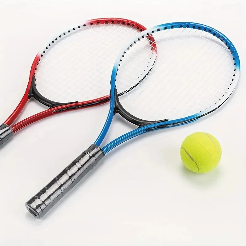 KMT 2pcs Tennis Rackets for Adults Racquets Set Included Bag Sports Exercise Racquet Youth Games Outdoor 240124