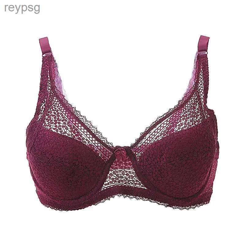 BRAS BRAS Kvinnor Sexig underwire Padded Up Brodery Lace Bra 80D 85D 90D 95D Brassiere Push Up Bras Large Size Sexig Bras för Women Bra YQ240203