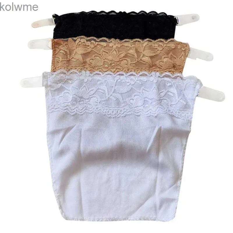 Bras 3 pièces ensemble de soutien-gorge sans couture pince en dentelle sur les camisoles clips faciles sur le cou poitrine décolleté panneaux de commande ensemble de dentelle été femmes enveloppé poitrine YQ240203