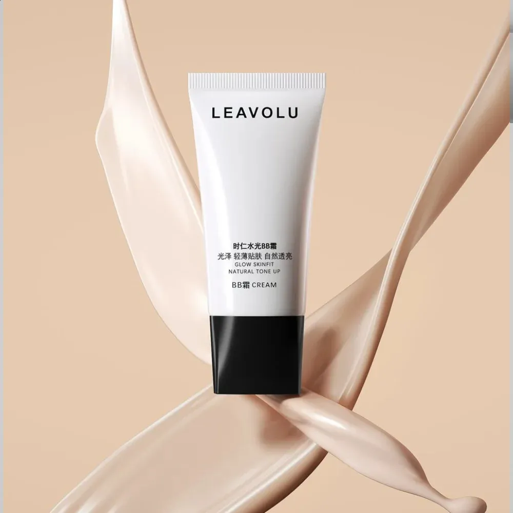Leavolu Glow Skinfit Natural Tone Up BB Cream Concealer 보습 장거리 석유 컨트롤 재단 한국 메이크업 화장품 240127