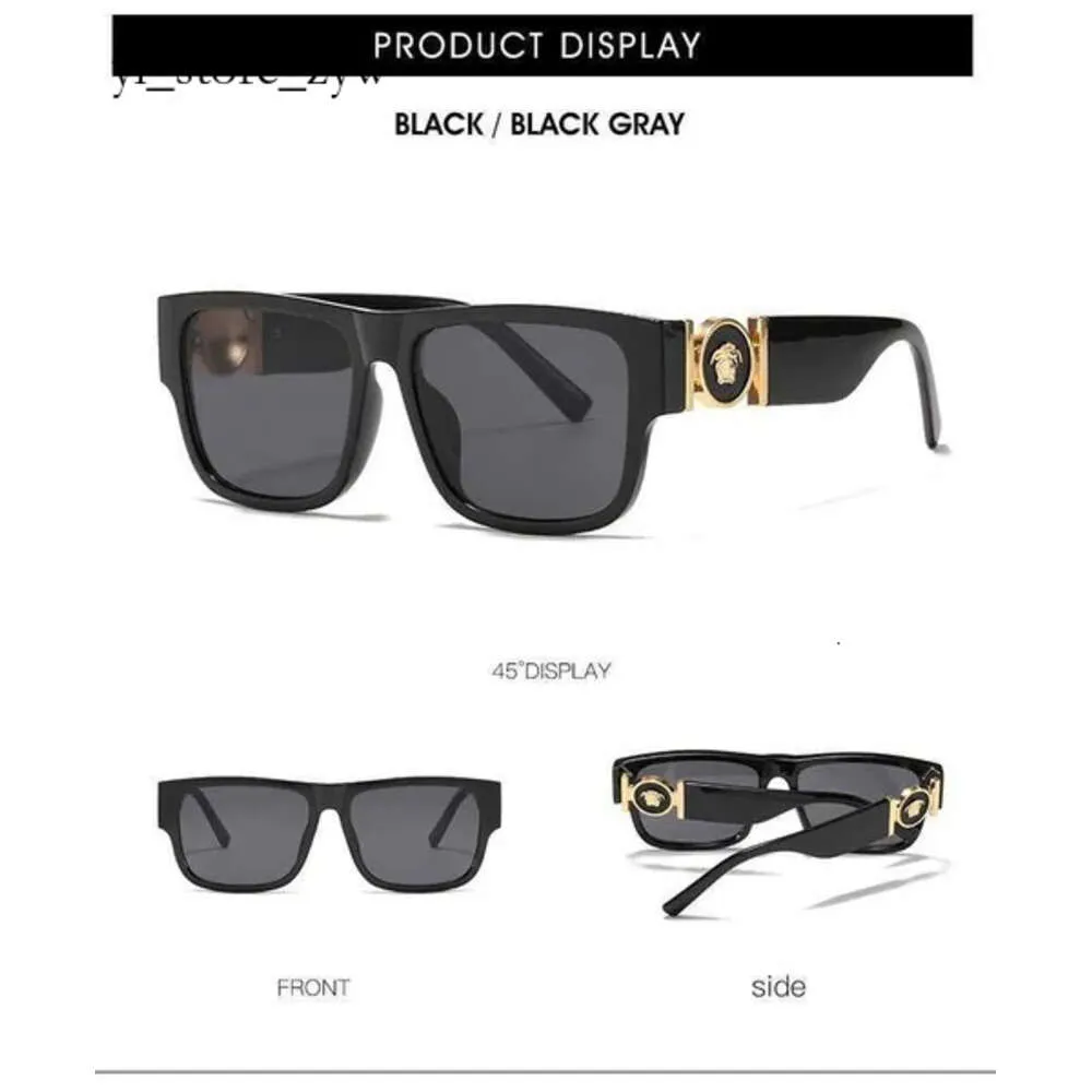 2024 مصمم فاخر جديد Vercace Sunglasses Classic Square Fashion نظارات شمسية الاتجاه النظارات الشمسية Versage النظارات الشمسية الاستقطاب 860