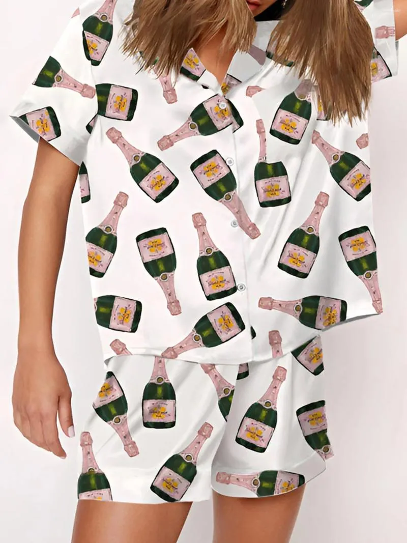 Champagne bottle pajama set sale