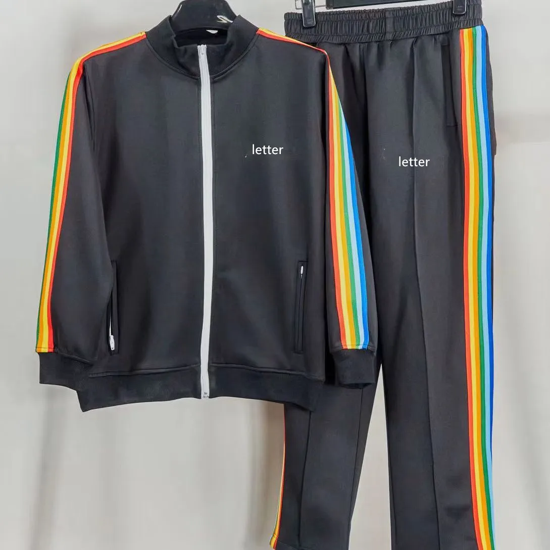 DHgate Rough Green and Black Mens Sportswear Full Zip Tracksuit Set with Hoodies and Joggers Apparel