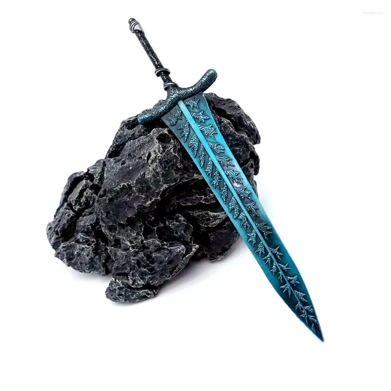 Kreki Gra 20 cm Dark Moon Greatsword Blakein Keylight Łańcuch kluczy kluczyka Mężczyzn Akcesoria Pierścień samochodowy Wisior LLAVEROS