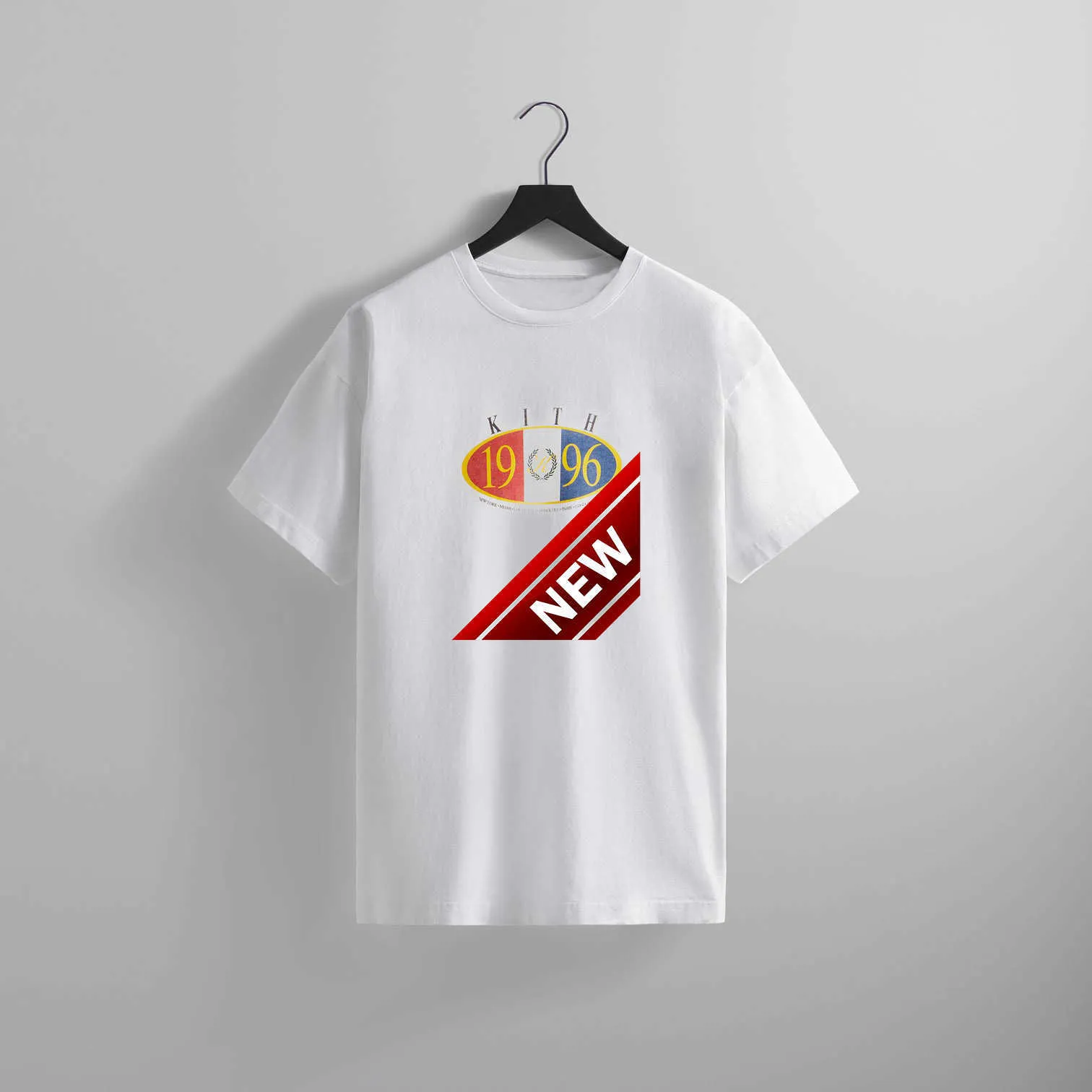 Insygnia vintage tee Emblem Print okrągły szyję krótki rękaw