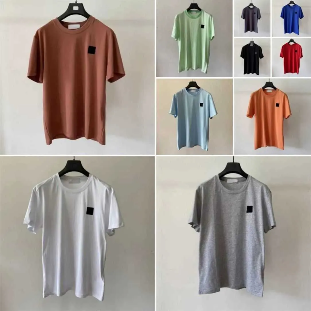 Felpe con cappuccio firmate di alta qualità da uomo t-shirt in pietra felpa da uomo bussola fascia da braccio camicia in cotone manica corta maglietta pantaloncini estivi pietre isole L4