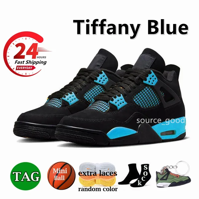Jordan 4s blue and black sale