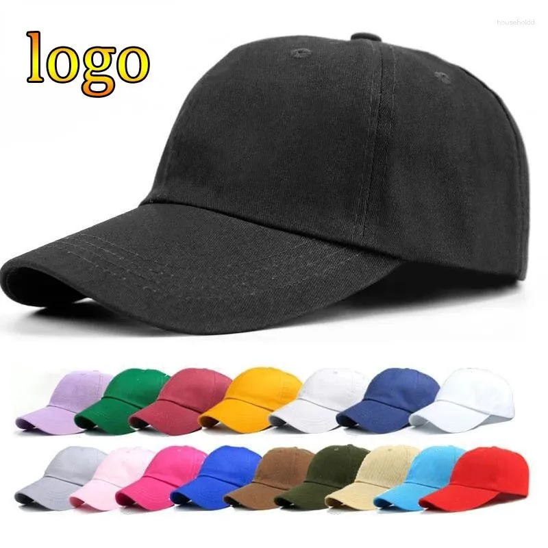 Casquettes de baseball Vintage coton papa chapeau unisexe couleur unie réglable capote Hip Hop casquette de baseball mode femmes Snapback pare-soleil chapeaux