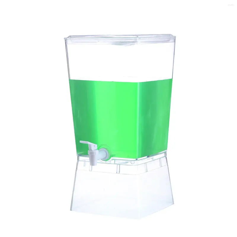 Botellas de agua Dispensador de bebidas Contenedor de bebida transparente de 10 l para uso diario Bar Party