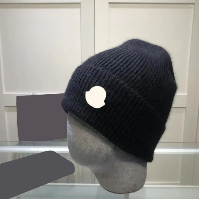 Mützen Designer Beanie Wintermütze MONCLR Herrenmütze Italienische trendige warme 15 Farben klassische Herrenmode Stretch-Woll-Casquette-Hüte für Männer