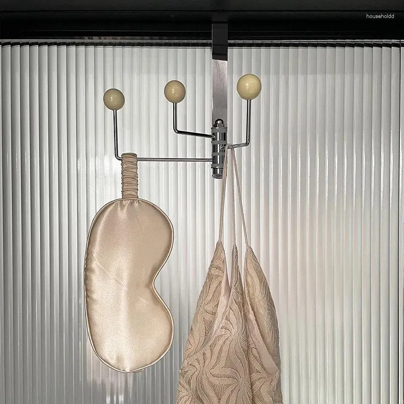 Hooks Rotatable 3 eller 4 Claw Door Hook Fashion Coat Hanger Clothes PAG Hushållsställ SCARF LAGRING DECORATIONS Tillbehör
