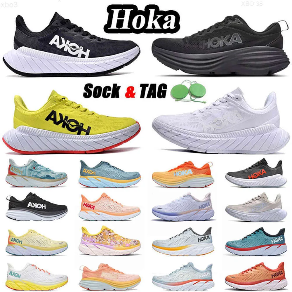 10a Top Hoka One Bondi 8 Casual Shoes Mens Sneaker Triple Black White Amber Yellow Summer Song Anthracite Castlerock Goblin Blue Men Women Designer Sneakers Trainers