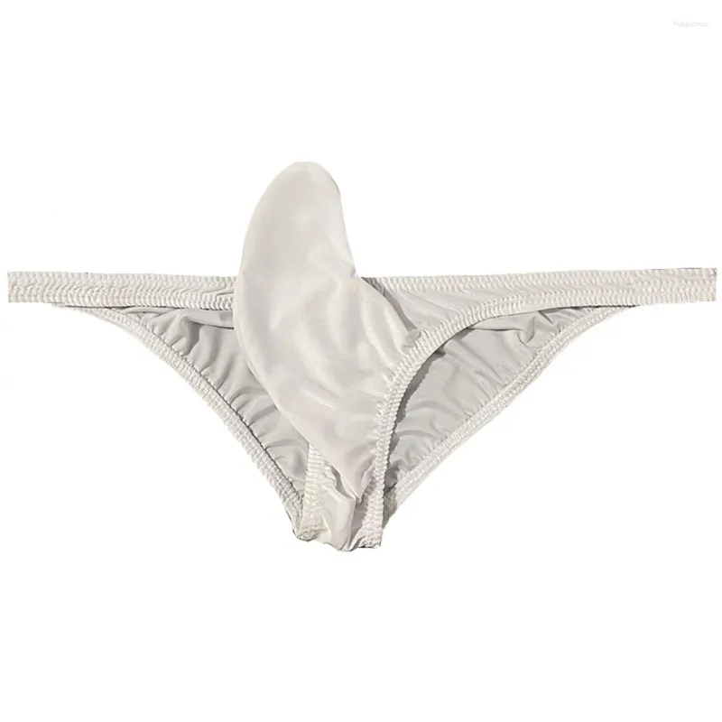 Underpants Mens Elephant Nose Underwear Low Rise Briefs Solid G-String Thong Sexy Pouch Panties Breathbale Shorts Jockstrap