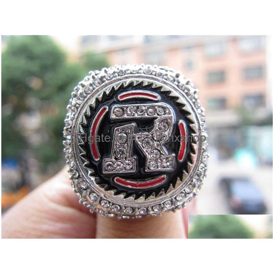 أوتاوا Redblacks The 104th Gray Cup Championship Ring Men Fan Fan Hift Wholesale Drop Deliver