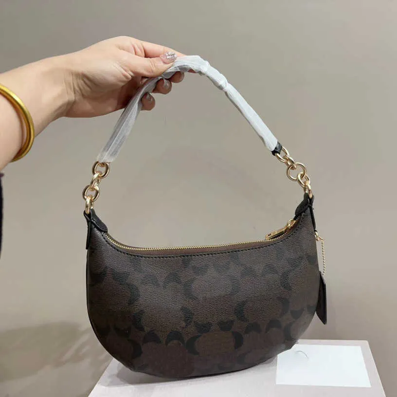 COACH Shoulder Bag Halfmoon Canvas Hobo Coach Hobo Shoulder Bag