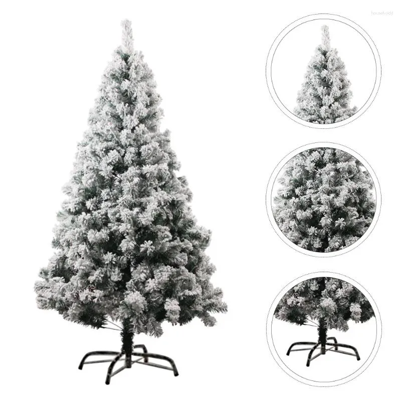 Christmas Decorations Artificial Tree Adorable Xmas Decor Scene Layout Prop White Home Pvc Creative Classic Ornament