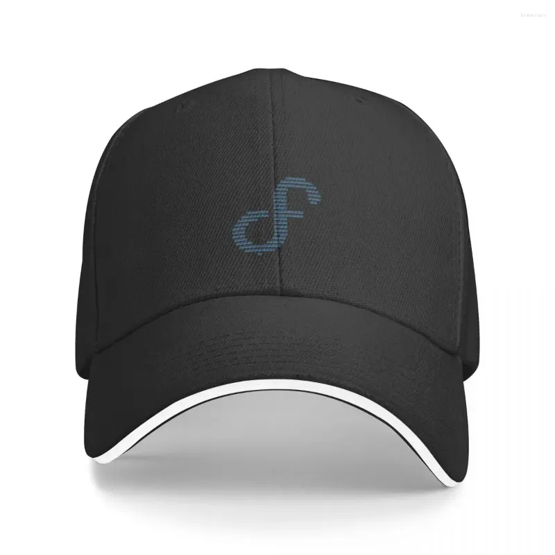 Ball Caps FEDORA (ASCII Art In Blue Color) Cap Baseball Bobble Hat Hats Women Winter Men's