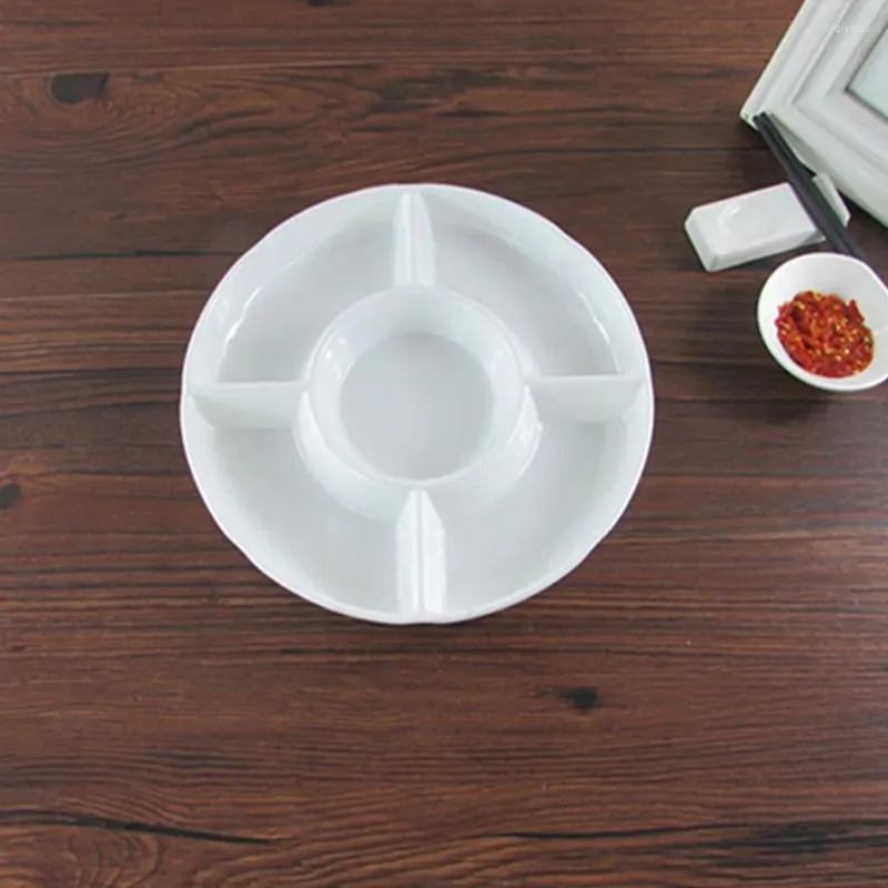 Dinnerware Sets Imitation Porcelain Melamine Tableware Wedding Household Fruit Plate Serving Tray Snack Plates Vegetable Platter Trays