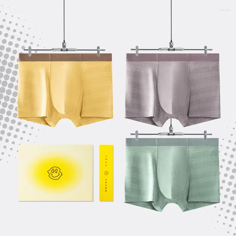 Underpants Men's Underwear Modal Boxer Shorts 3PCS
