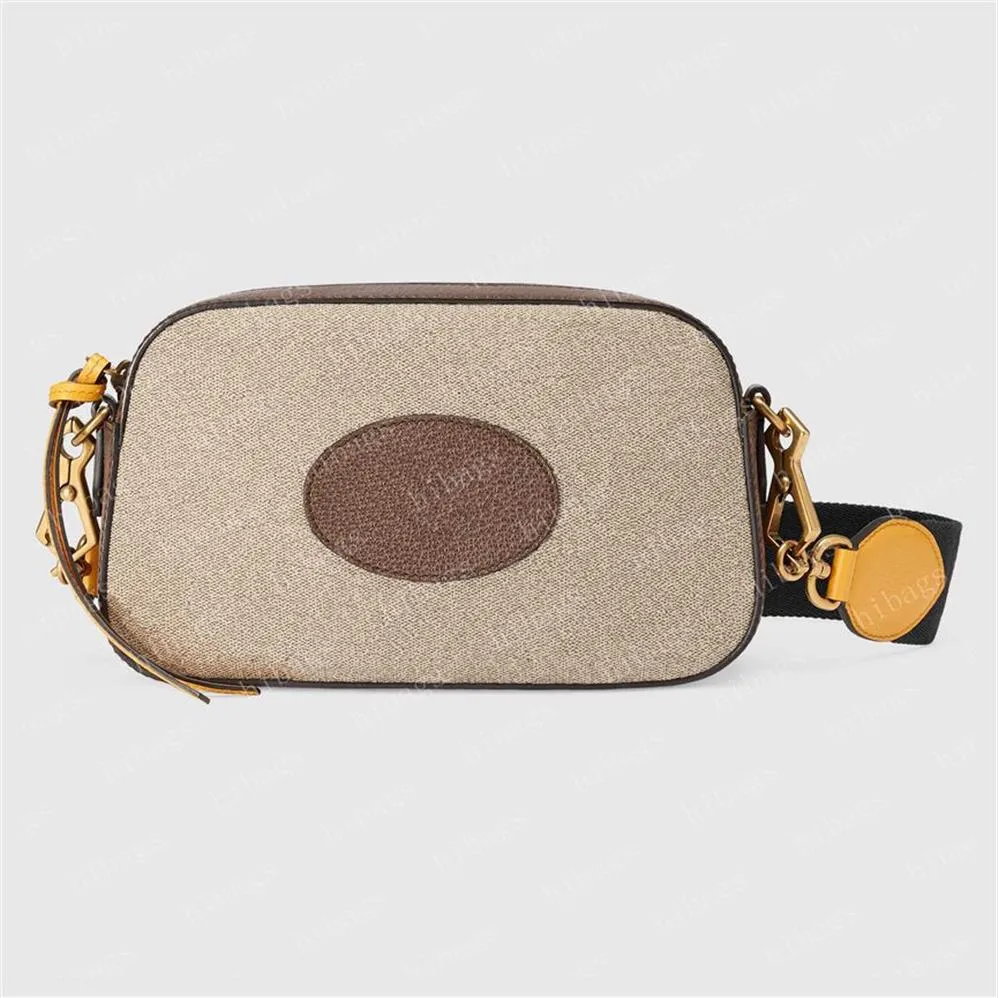 2023 designer Borsa a tracolla per fotocamera Uomo Donna Fannypack Beige Web Testa di felino Zaino vintage Borse da uomo Borsa a tracolla Fashio255J