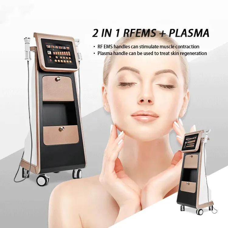 Goedkoopste prijs Nieuwste EMS RF Plasma Pen Tips Anti Aging Schoonheidssalon Gebruik Koud Plasma Ozon Douche Pen Acne Behandeling Rimpel Remover Machine