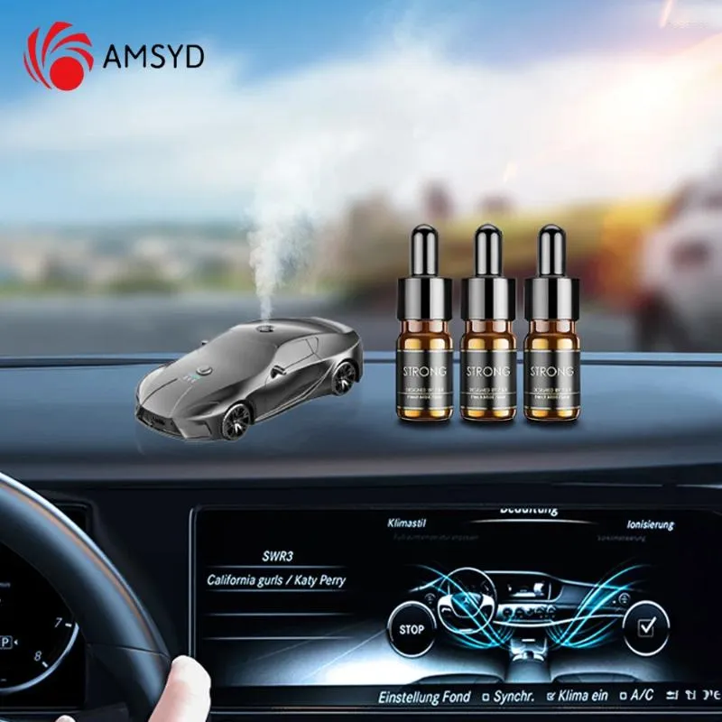 Automatic Fragrance Sprayer Car Mounted Air Refresher Smell Intelligent Spray Perfume Accessories Logo Customization