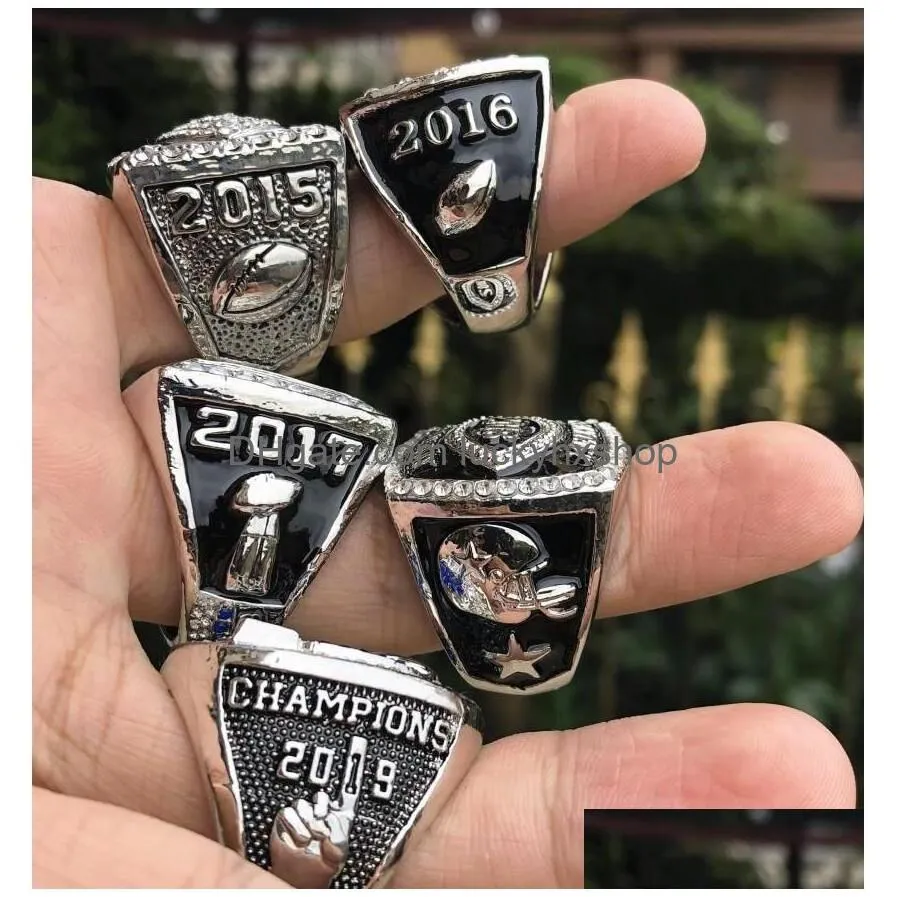 14pcs 2011 - 2023 year fantasy football team champions championship ring with wooden box souvenir men fan gift 2022