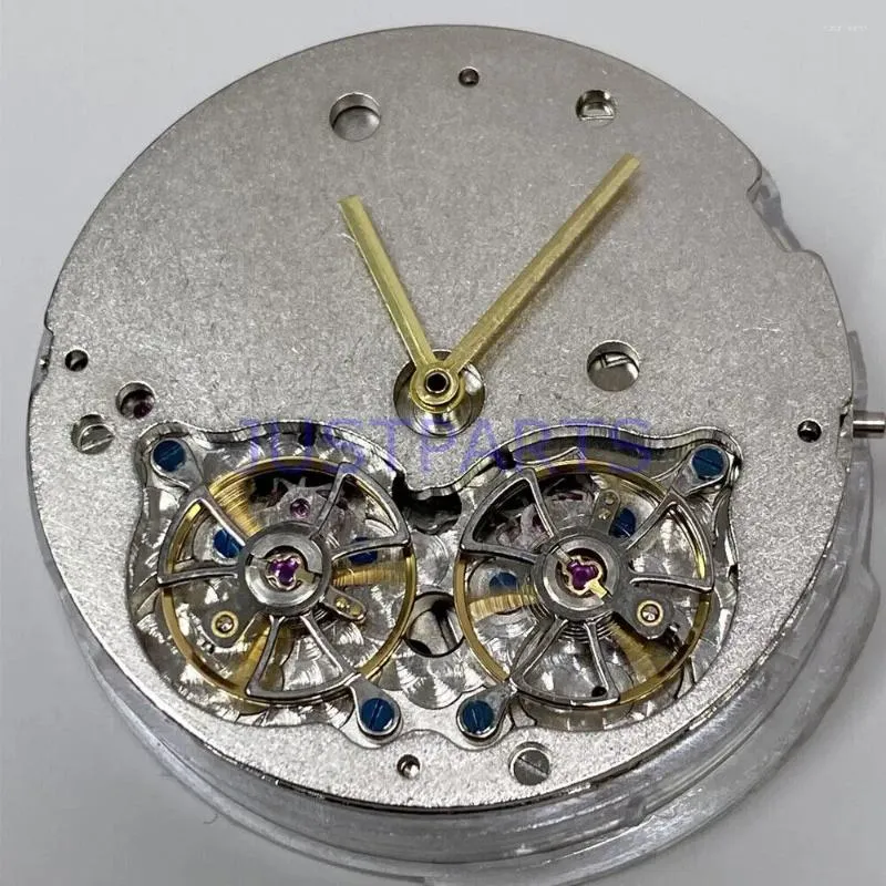 DHgate SHANGHAI Automatic Mechanical Movement Double Bare Balance Wheel At 6 Watch Repair Kit Watches