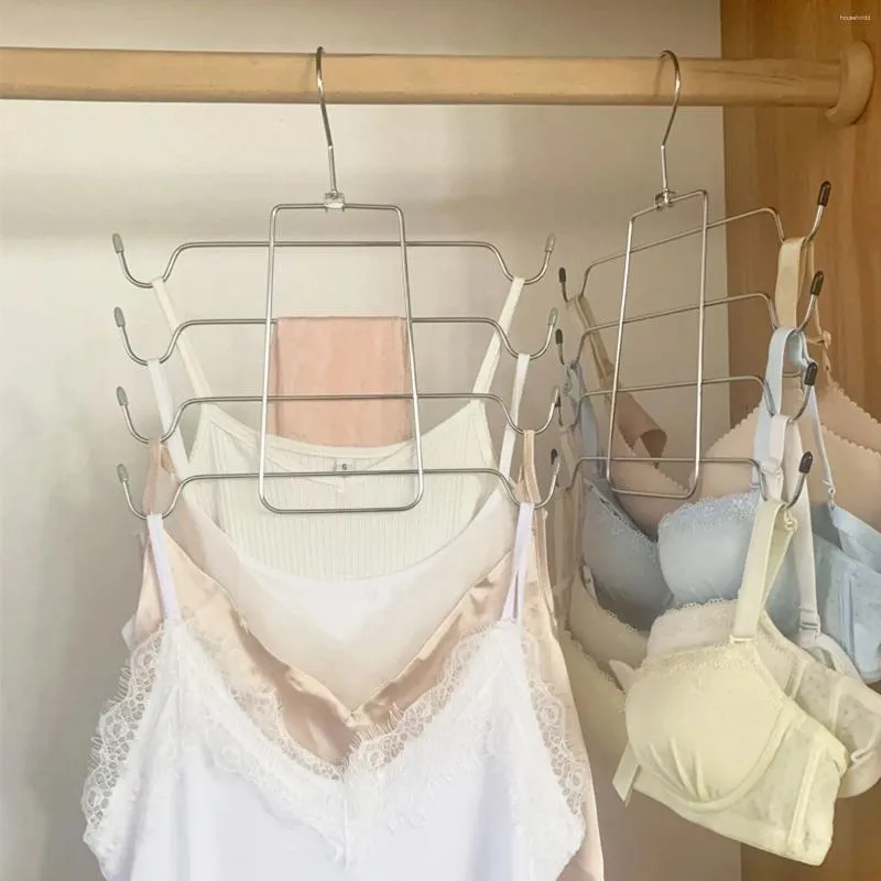 Hängare Multi-skikt för klädställ Rack Metal Underwear Hanger BH Multifunktionellt sparande utrymme