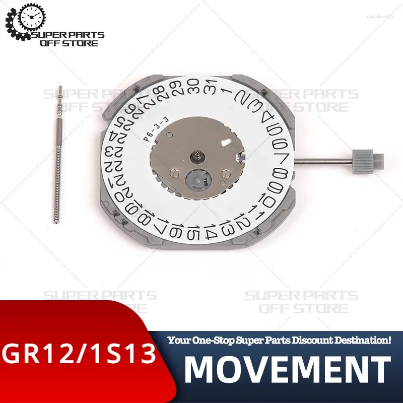 1S13 3ピンアクセサリーの代わりに日本のオリジナルミヨタGR12クォーツムーブメントを見る