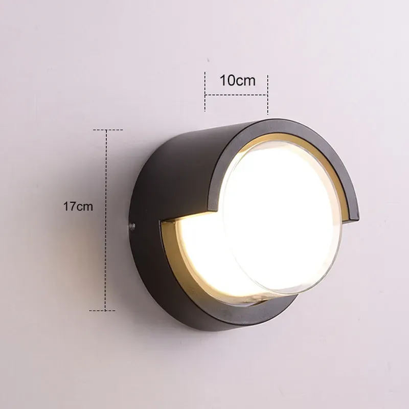 LED Wall Light Outdoor Indoor Waterproof Home Decoration Interior Lamp Living Room Bedroom Stairs Lighting AC110V-220V