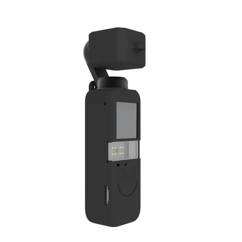 Stativ puz 2 i 1 för dji osmo pocket handhållen gimbal kamera mjukt sile er skyddande fodral set bra special droppleverans kameror fotvqr