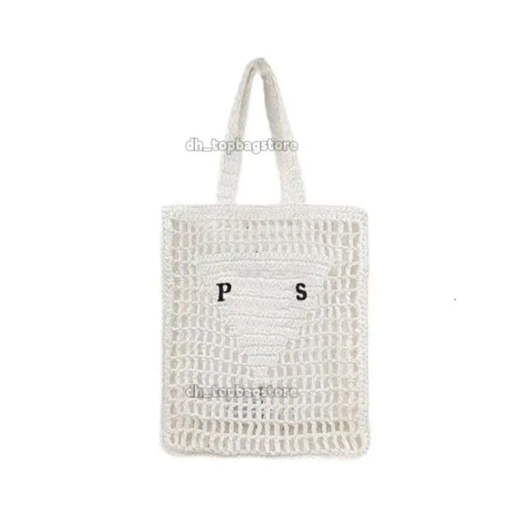 Tote Straw Designer Bag Beach Bag Moda Örgü Yaz Saman Çantası Kayısı İçin Dokuma Yaz Dokuma Çanta Tatil Çantası Büyük Kapasite Alışveriş Çantası