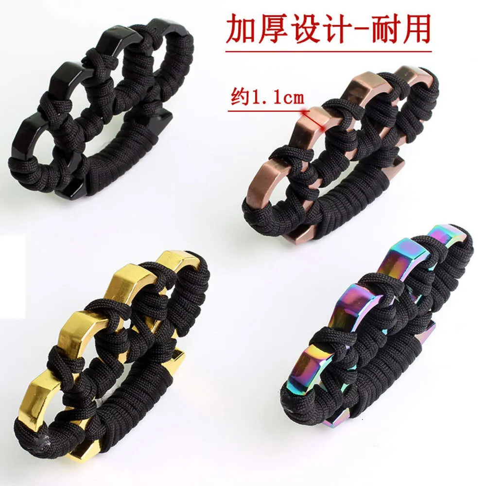 Hand Brace Finger Tiger Four Fist Set Legal Self-Defense Equipment Designers Ring Cl Wolf Window 3I93