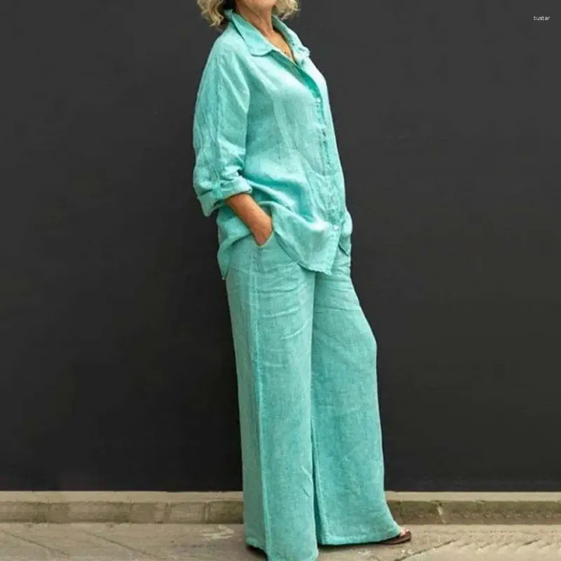 Женские брюки из двух предметов, 1 комплект, женский летний костюм, однотонная женская повседневная пляжная одежда для отдыха
