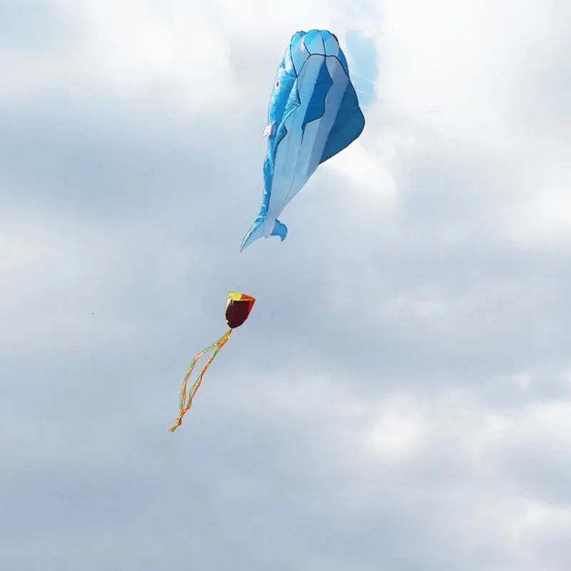 22m 3D Giant Dolphin Whale Flying kite zerodha