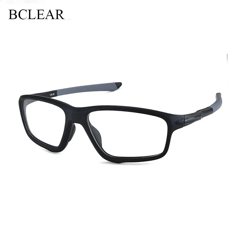 Bclear TR90 Sports Male Eyeglasses Frame Recept Egyar Basketball Spectacle Glasses Optical Eye Frames Men 240131