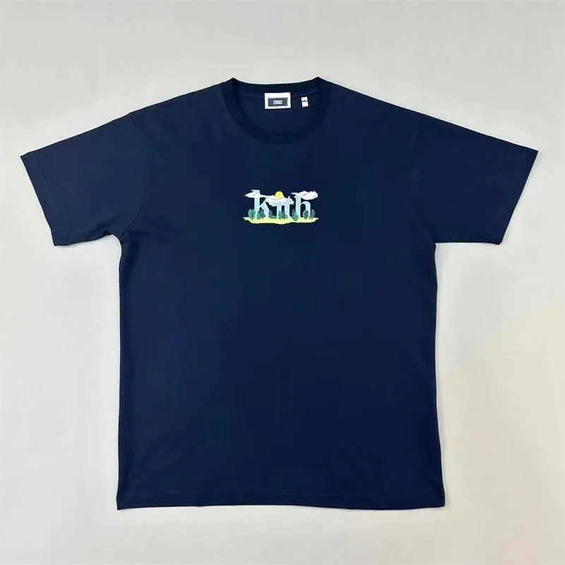 Kith Dip Dye Tee 新品 Five Colors Small Kith Tees for Men and Women, Summer Dye