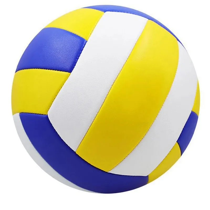 1 PCS Volleyball Soft And Easy To Carry Impermeable PVC Beach Outdoor Indoor Training Ball 240119