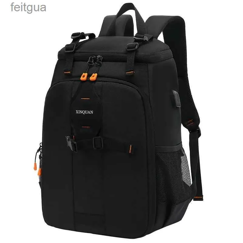 Camera bag accessories SLR Backpack Outdoor Photo Bag Waterproof Large Capacity Notebook Suitable for YQ240204