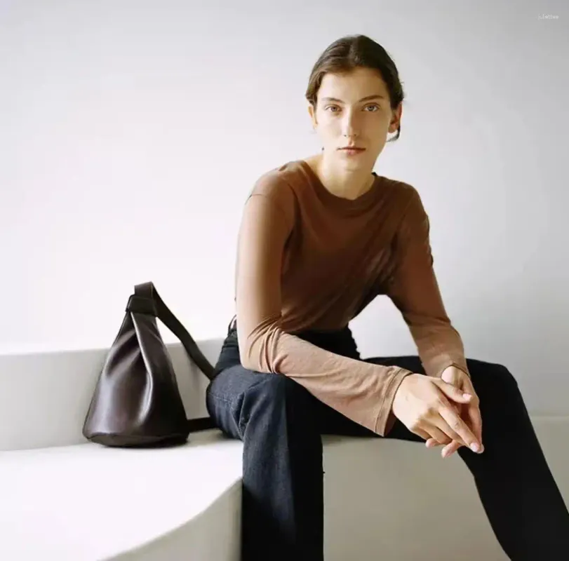 Вечерние сумки Нишевый дизайн Горный стиль Роскошная персонализированная сумка-ведро в стиле ретро Высококачественная модная простая универсальная сумка на плечо для поездок на работу