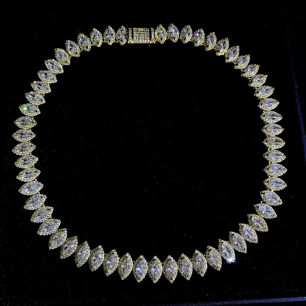 Corrente de tênis oval de prata 925 Yss Jewelry 8 mm