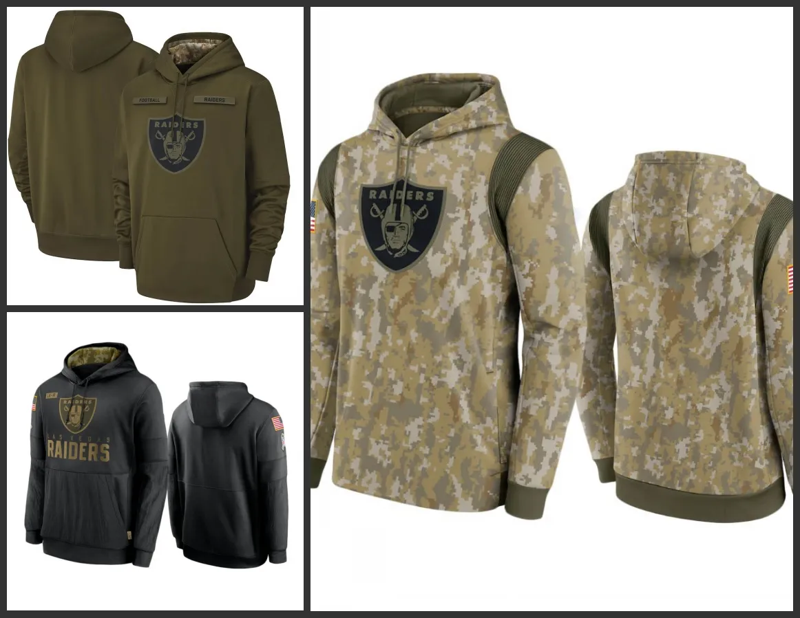 Las Vegas''raiders''men Women Youth Salute to Service Sideline Performance Pullover Hoodie