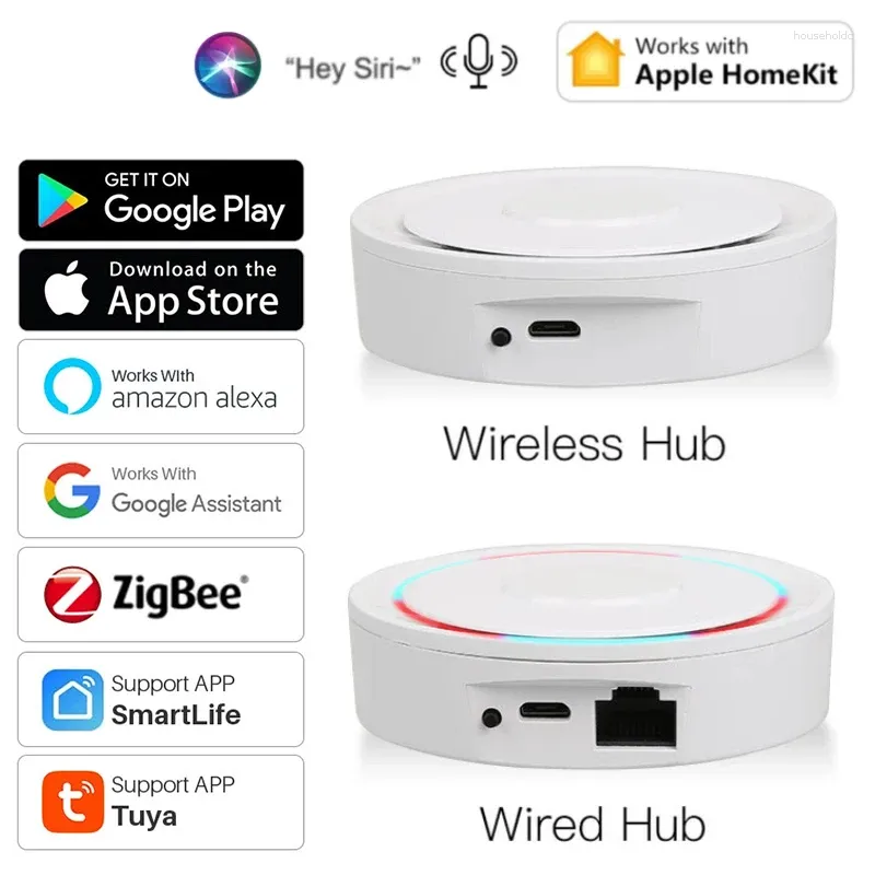 Smart Home Control ZigBee 3.0 Gateway Tuya Hub Bedrade Draadloze Brug Google Life APP Remote Ondersteuning Voor Alexa Apple HomeKit