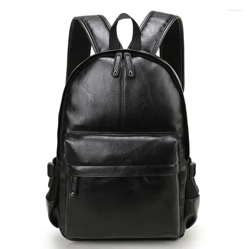 Рюкзак Weysfor, модные мужские кожаные рюкзаки, черные школьные сумки для мальчиков-подростков, сумка для книг в колледже, ноутбук Mochila Masculina
