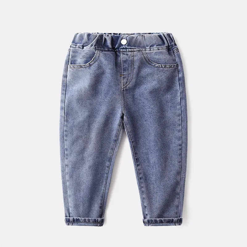 IENENS 2-7Y mode garçons Jeans décontractés pantalons bébé enfant en bas âge garçon Denim pantalon enfants enfants Slim pantalons longs bas vêtements 240123