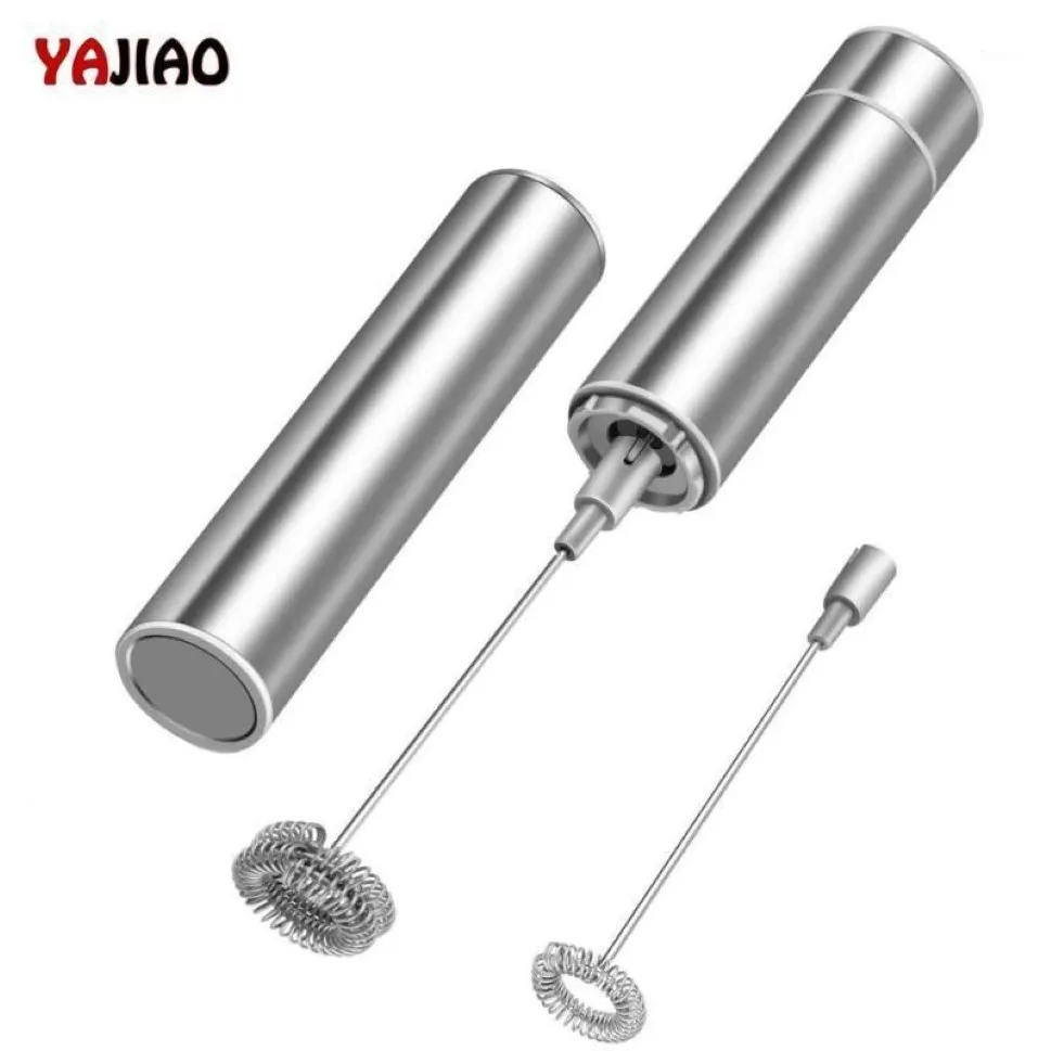 YAJIAO Milk Frother Electric Foam Maker Handheld Foamer High Speeds Drink Mixer Frothing Wand for Coffee Latte Capuccino1215I